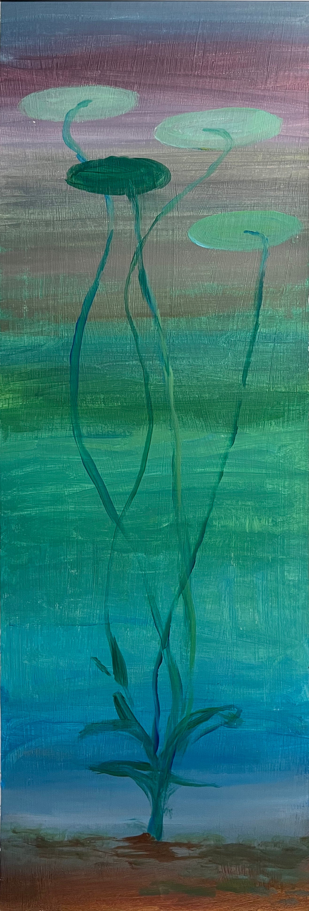 Lumme veden alla -maalaus