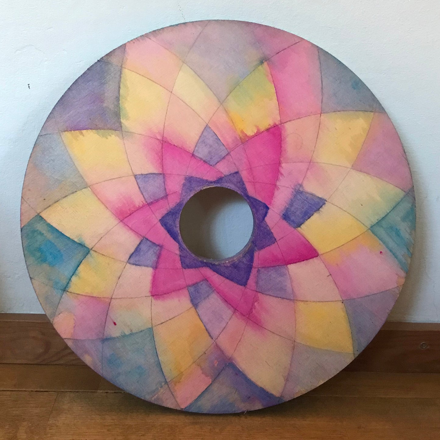 Pastellitähti -maalaus